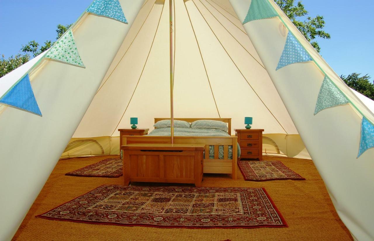 Camping La Foret De Tesse Buitenkant foto
