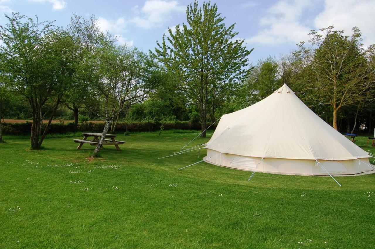 Camping La Foret De Tesse Buitenkant foto